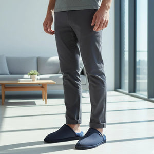 Highland - Men's Genuine Sheepskin Suede Mule Slippers-TruClothing