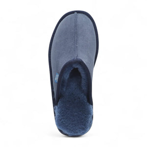 Highland - Men's Genuine Sheepskin Suede Mule Slippers-TruClothing