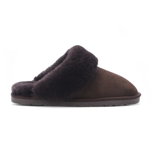 Luna - Women's Sheepskin Suede Mule Slippers-TruClothing