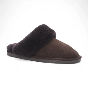 Luna - Women's Sheepskin Suede Mule Slippers-TruClothing