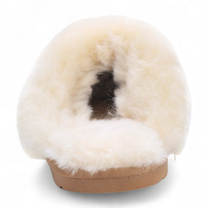 Luna - Women's Sheepskin Suede Mule Slippers-TruClothing