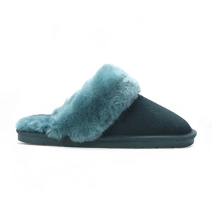 Luna - Women's Sheepskin Suede Mule Slippers-TruClothing