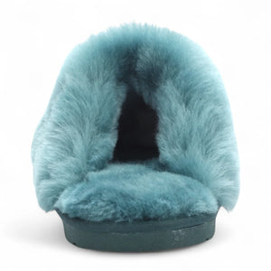Luna - Women's Sheepskin Suede Mule Slippers-TruClothing