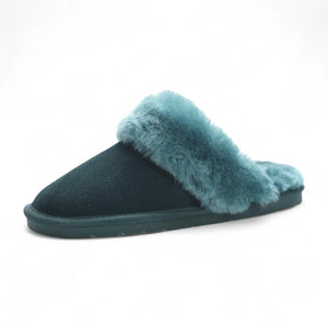 Luna - Women's Sheepskin Suede Mule Slippers-TruClothing