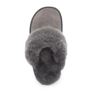 Luna - Women's Sheepskin Suede Mule Slippers-TruClothing