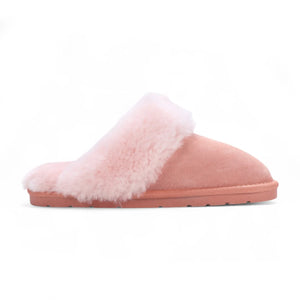 Luna - Women's Sheepskin Suede Mule Slippers-TruClothing