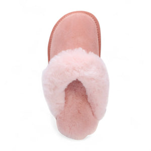 Luna - Women's Sheepskin Suede Mule Slippers-TruClothing