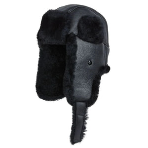 Men's RAF Aviator Sheepskin B-55 Navigator Hat-TruClothing