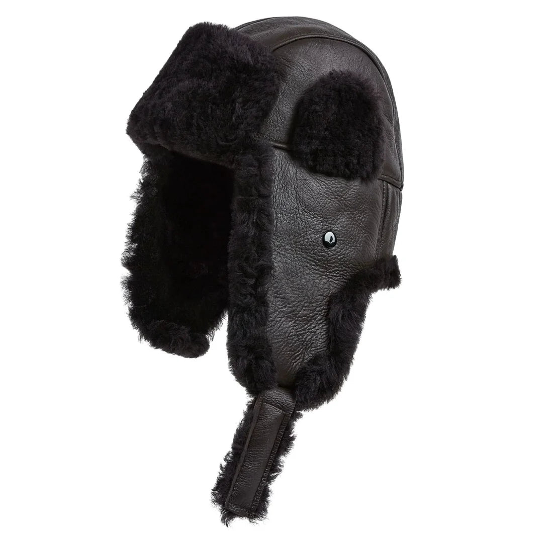Men's RAF Aviator Sheepskin B-55 Navigator Hat-TruClothing
