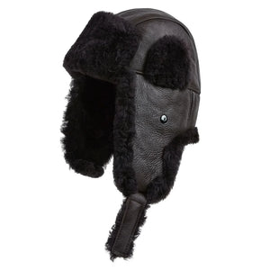 Men's RAF Aviator Sheepskin B-55 Navigator Hat-TruClothing