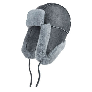 Men's RAF Aviator Suede Sheepskin B-55 Leather Navigator Hat-TruClothing
