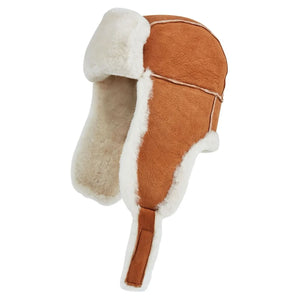 Men's RAF Aviator Suede Sheepskin B-55 Leather Navigator Hat-TruClothing
