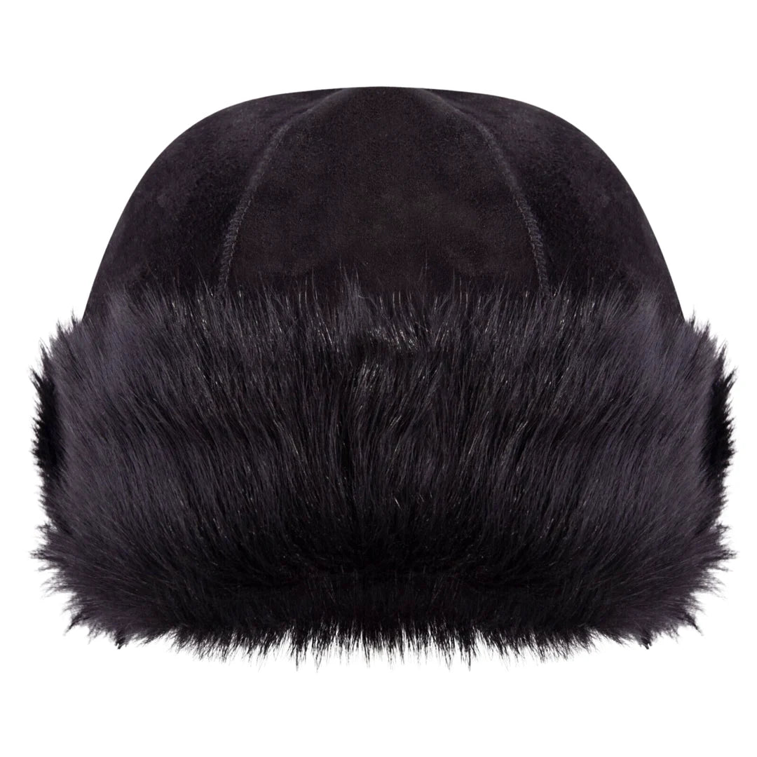 Sheepskin Shearling Leather Toscana Beanie Round Bucket Hat-TruClothing