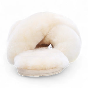 Snowbelle - Women's Genuine Sheepskin Crossover Slippers-TruClothing