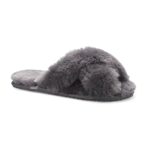 Snowbelle - Women's Genuine Sheepskin Crossover Slippers-TruClothing