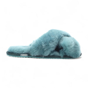Snowbelle - Women's Genuine Sheepskin Crossover Slippers-TruClothing