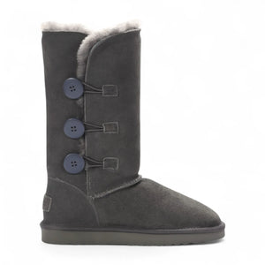 Willow - Women's Sheepskin Suede Winter Mid-Calf Boots-TruClothing