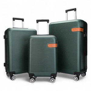Hard Shell Classic 4-Wheel Luggage Suitcase Set-TruClothing