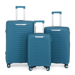 Hard Shell Suitcase Travel Set Durable Polypropylene Luggage-TruClothing