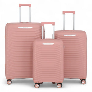 Hard Shell Suitcase Travel Set Durable Polypropylene Luggage-TruClothing
