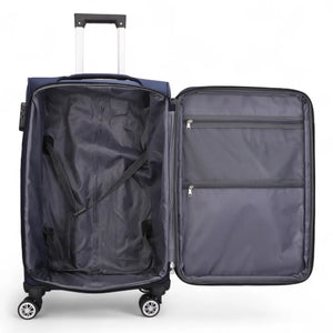 Lightweight Expandable Luggage Softshell 8 Weel Suitcase Set-TruClothing