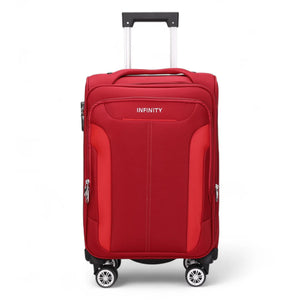 Lightweight Expandable Luggage Softshell 8 Weel Suitcase Set-TruClothing