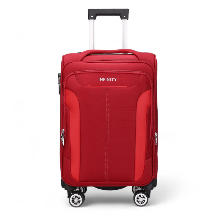 Lightweight Expandable Luggage Softshell 8 Weel Suitcase Set-TruClothing