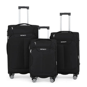 Lightweight Soft Shell Luggage Set Travel Suitcases-TruClothing