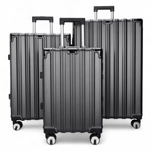 Robust Hard Shell Luggage 8 Wheel Suitcase Set-TruClothing