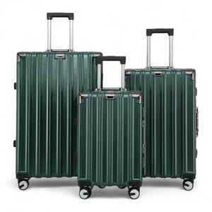 Robust Hard Shell Luggage 8 Wheel Suitcase Set-TruClothing