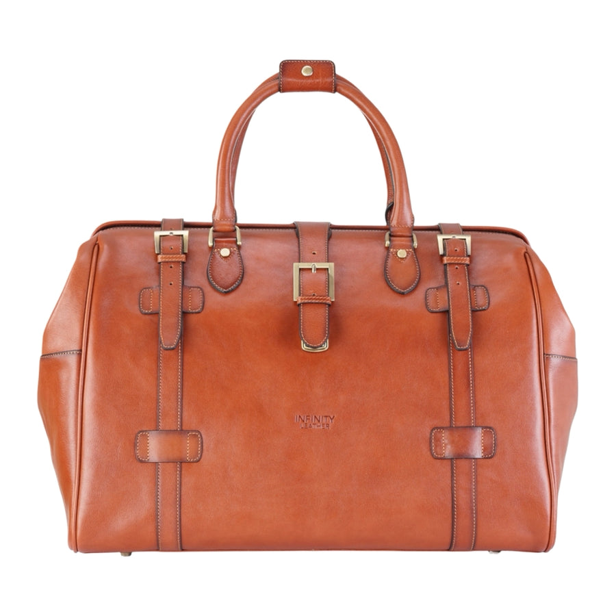 Windsor - Genuine Leather Large Travel Duffle Bag-TruClothing