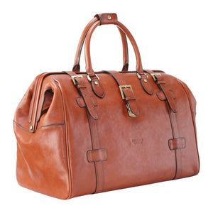 Windsor - Genuine Leather Large Travel Duffle Bag-TruClothing