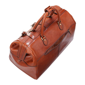 Windsor - Genuine Leather Large Travel Duffle Bag-TruClothing