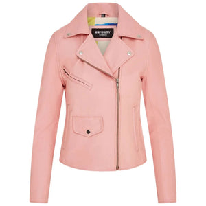 Women's Real Leather Brando Style Biker Jacket-TruClothing