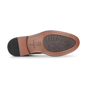 Clifford - Men's Khaki Brown Brogue Leather Ankle Boots-TruClothing