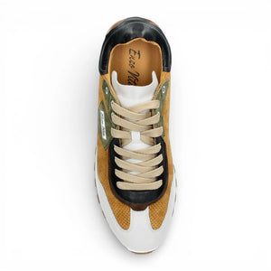 Aglae 02 - Men's Tan White Leather Sneakers