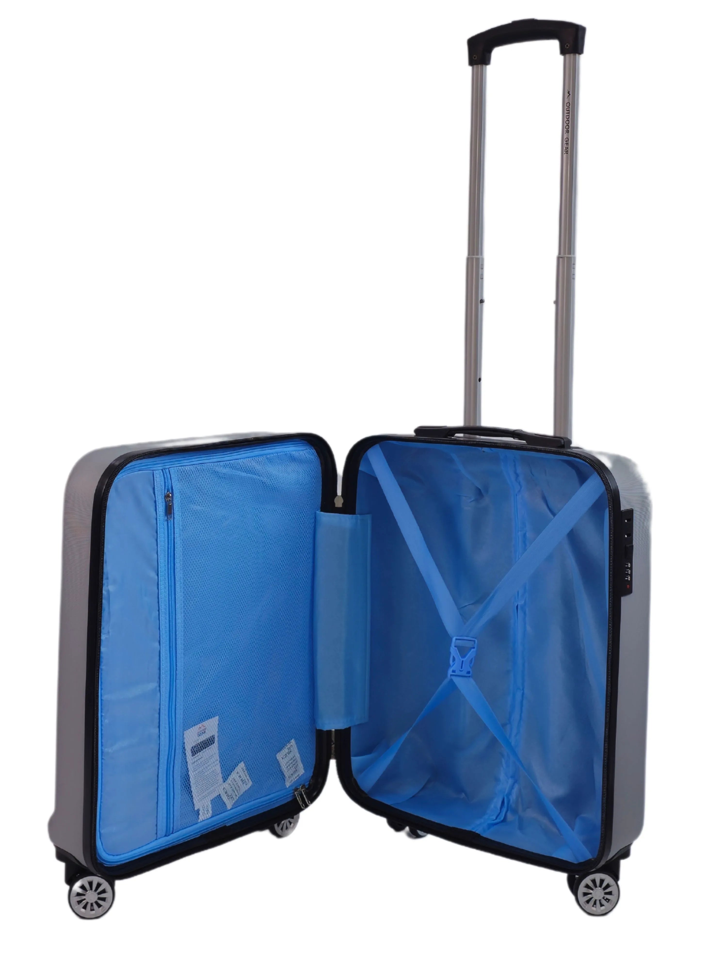 Luggage Under Seat Hard Shell 4 Spinner Travel Bag TruClothing