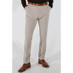 Mayfair - Pantalón formal ojo de perdiz beige para hombre