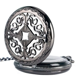 Mechanical Skeleton Antique Brass Vintage Pocket Watch-TruClothing