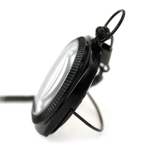 Mechanical Skeleton Open Face Square Pocket Watch-TruClothing