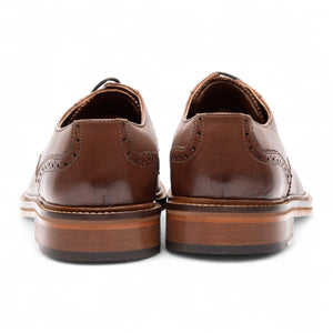 Men’s Brown Leather Brogue Dress Shoes