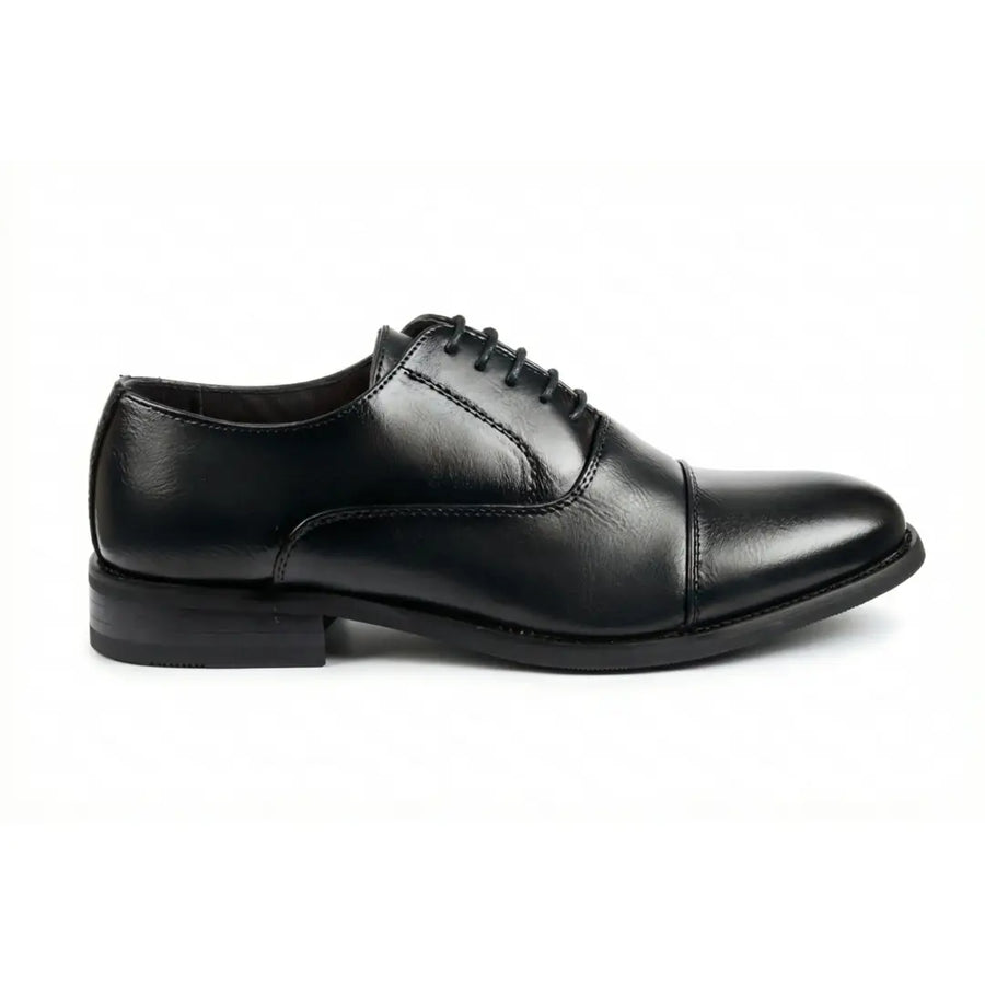 Men’s Classic Cap-Toe Oxford Lace-Up Shoes-TruClothing