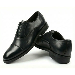 Men’s Classic Cap-Toe Oxford Lace-Up Shoes-TruClothing