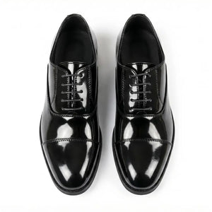 Men’s Classic Cap-Toe Oxford Lace-Up Shoes-TruClothing