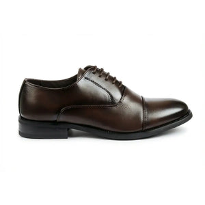 Men’s Classic Cap-Toe Oxford Lace-Up Shoes-TruClothing