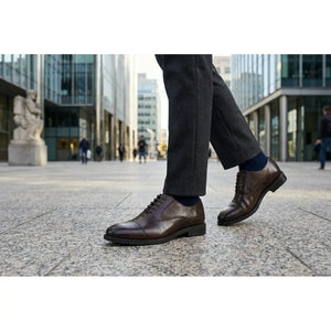 Men’s Classic Cap-Toe Oxford Lace-Up Shoes-TruClothing