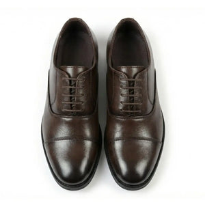 Men’s Classic Cap-Toe Oxford Lace-Up Shoes-TruClothing