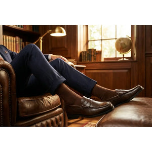 Men's Classic Penny PU Leather Loafers-TruClothing