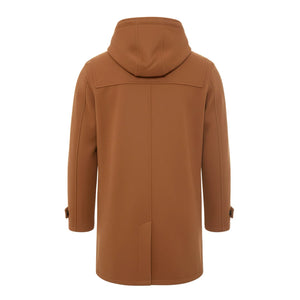 Men's Classic Toggle Fastener Hooded Duffle Coat-TruClothing