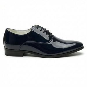Men’s Formal Patent PU Leather Oxford Shoes-TruClothing